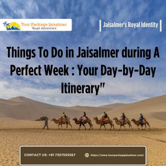 thar desert view with camels and people riding on these this states the things to do in jaisalmer while travelling