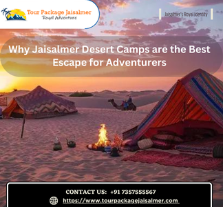 Jaisalmer desert camps view