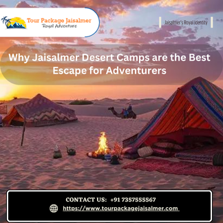 Jaisalmer desert camps view